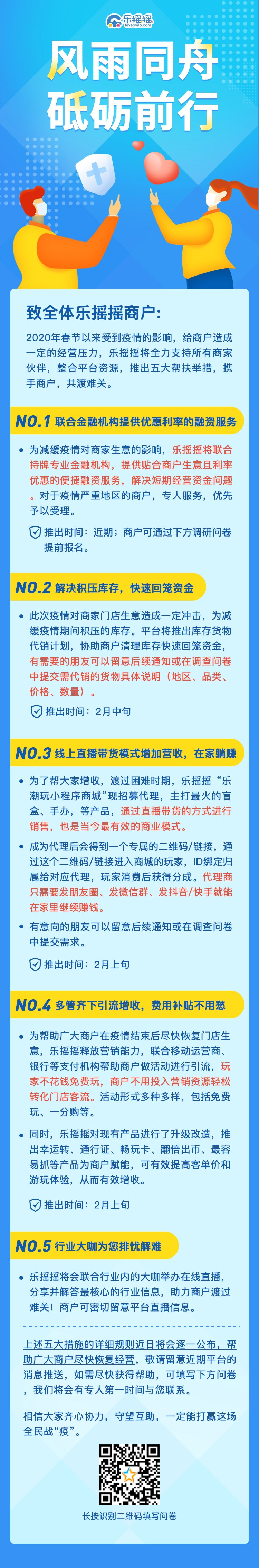 樂搖搖五項商戶幫扶舉措